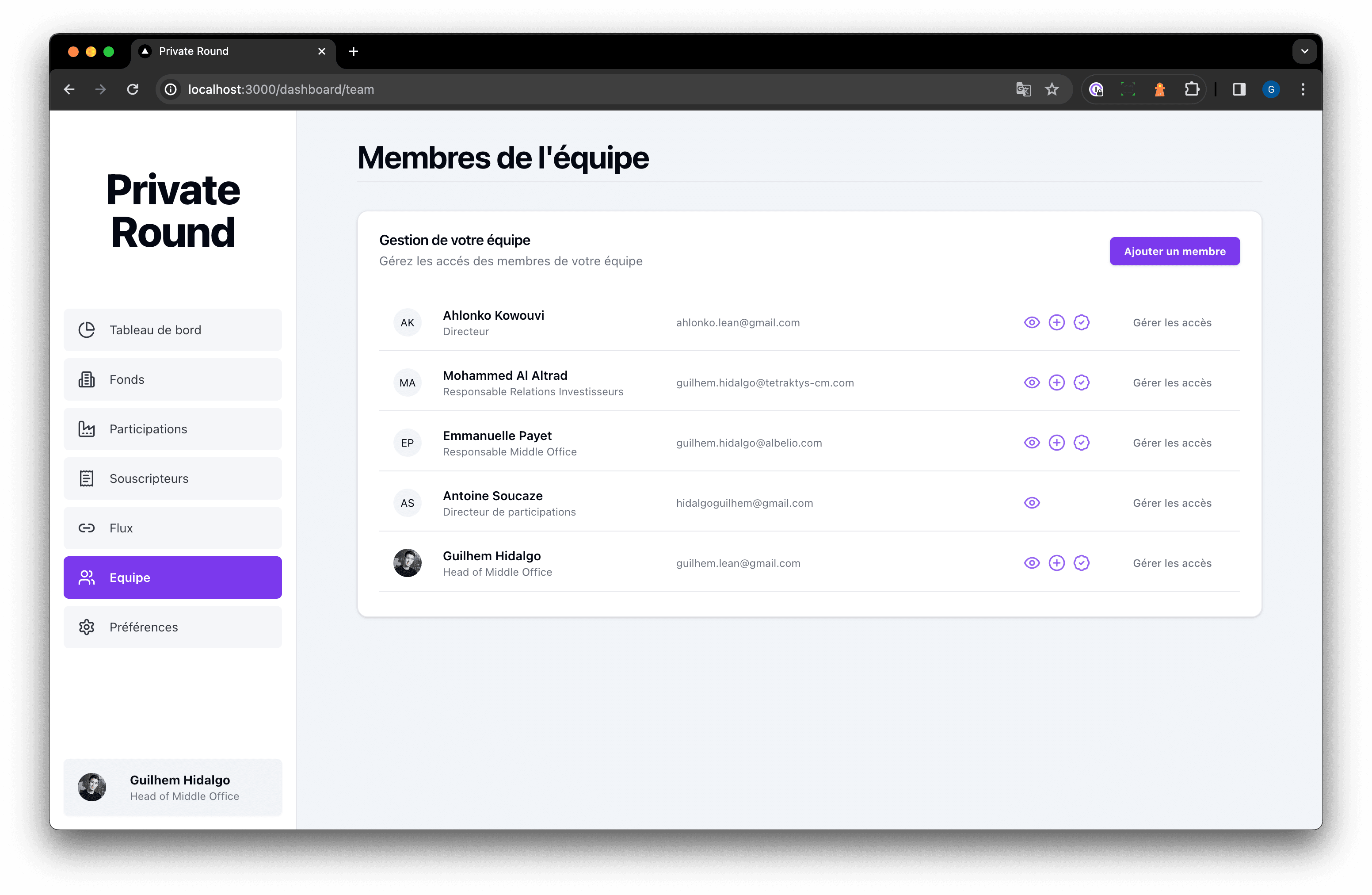 illustration de la feature